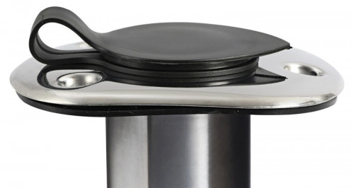 Porte-canne Inox à Encastrer 90°