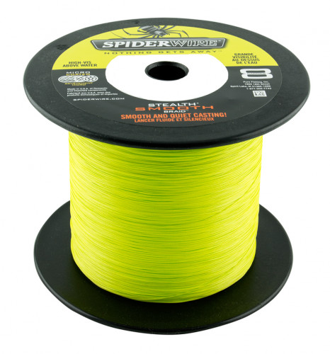 Tresse Spiderwire Stealth Smooth 8 Jaune