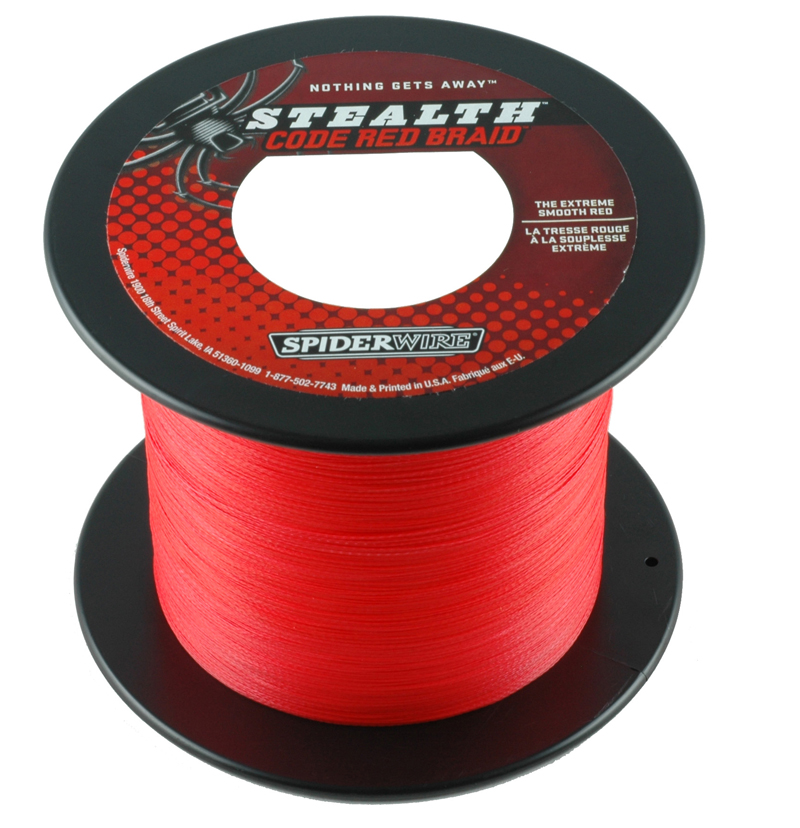 Tresse Spiderwire Stealth Smooth 8 Rouge - Philippe Pêche